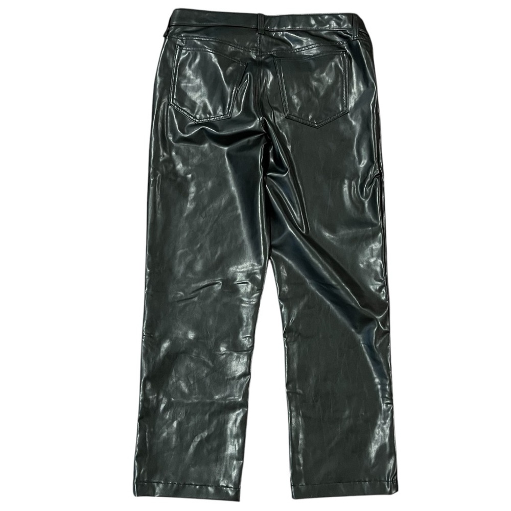 Abercrombie & Fitch Maternity Vegan Leather 90s Straight Pant 29 8 - Picture 3 of 7